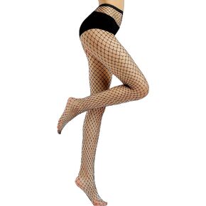 AOUN&HOUN Fishnet Stockings for Women Thigh High Stockings Pantyhose High Waist Sexy Fishnet Tights (Available in Plus Size)