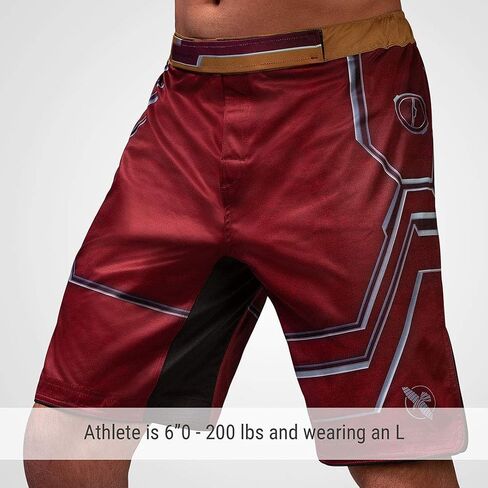 Hayabusa Mens Marvel Hero Elite BJJ Fight Shorts in Kuwait