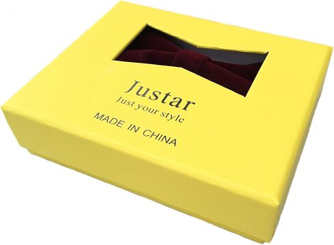 Justar Men's Velvet Bow Ties Pre-Tied Oversized Bowtie Formal Tuxedo Butterfly Big Bowties in Kuwait