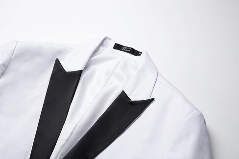 THWEI Mens Tuxedo Jacket One Button Blazer Dress Suit for Wedding Dinner Party in Kuwait