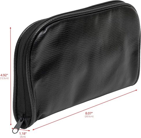 Noble Travel Jewelry Pouch - Compact Jewelry Travel Organizer with Zipper Closure and Pocket - Travel Jewelry Organizer (Small) in Saudi Arabia