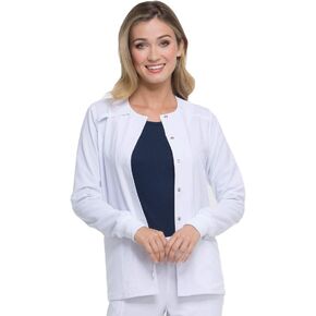 Dickies EDS Essentials Women Warm Up Scrubs Jacket Snap Front DK305