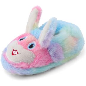 Winter Slippers For Girls Cartoon Animal Slippers Toddler Warm Plush House Shoes Little Kids Home Slippers in Saudi Arabia