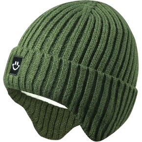 MaxNova Baby Winter Hat Toddler Beanie Hat Earflap Knit Cap for Boys Girls 0-8 Years in Kuwait
