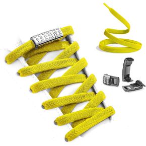 Aiboxin Elastic No Tie Flat Shoe Laces for Kids & Adults, Tieless Shoelaces for Sneakers, Magnetic Shoes Strings for Women