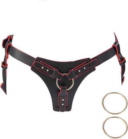 حزام على السرج، مقاس كبير، حزام على السرج، ملابس داخلية تناسب مقاس 30-40 بوصة، حزام خصر قابل للتعديل، حزام على حزام السرج، بدون حمالات، ملابس داخلية للنساء للجنسين، سراويل داخلية للعب الأدوار in Kuwait