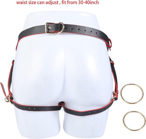 حزام على السرج، مقاس كبير، حزام على السرج، ملابس داخلية تناسب مقاس 30-40 بوصة، حزام خصر قابل للتعديل، حزام على حزام السرج، بدون حمالات، ملابس داخلية للنساء للجنسين، سراويل داخلية للعب الأدوار in Kuwait