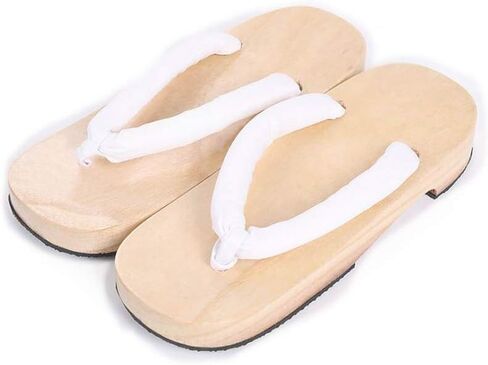 Meaniny Wooden Clogs Women's Kamado Kochou Cosplay Shoes Geta Slippers Japanese in Kuwait