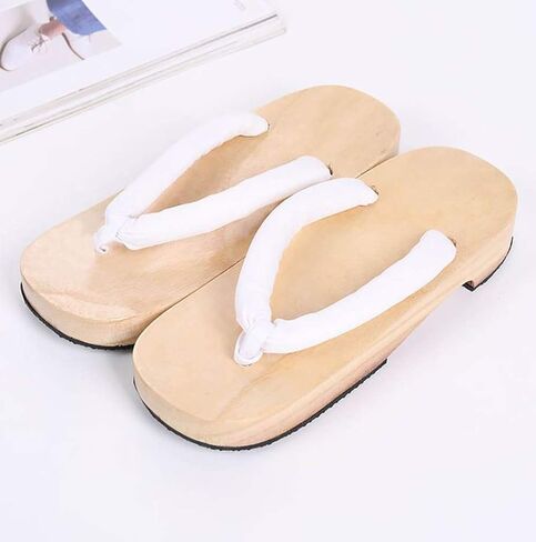 Meaniny Wooden Clogs Women's Kamado Kochou Cosplay Shoes Geta Slippers Japanese in Kuwait