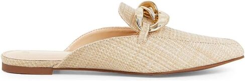 Juliet Holy Womens Mules Flats Pointed Toe Backless Loafers Slip on Metal Chain Slides in Saudi Arabia