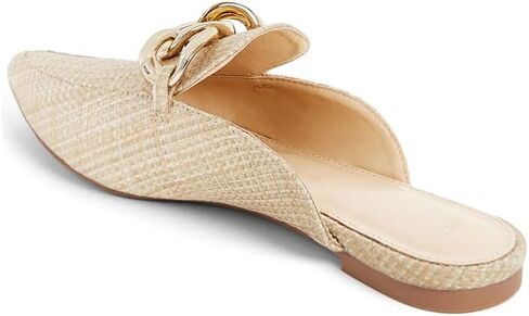Juliet Holy Womens Mules Flats Pointed Toe Backless Loafers Slip on Metal Chain Slides in Saudi Arabia