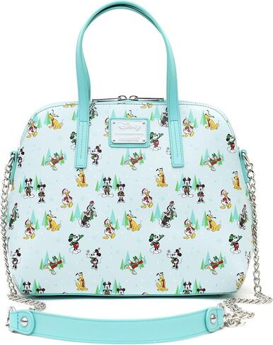 Loungefly Disney Classics, Disney Holiday Sensational Six Crossbody Bag, Mickey Mouse Minnie Donald Daisy Goofy Pluto in Saudi Arabia