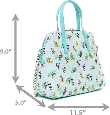 Loungefly Disney Classics, Disney Holiday Sensational Six Crossbody Bag, Mickey Mouse Minnie Donald Daisy Goofy Pluto in Saudi Arabia