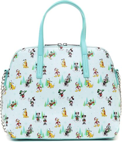 Loungefly Disney Classics, Disney Holiday Sensational Six Crossbody Bag, Mickey Mouse Minnie Donald Daisy Goofy Pluto in Saudi Arabia