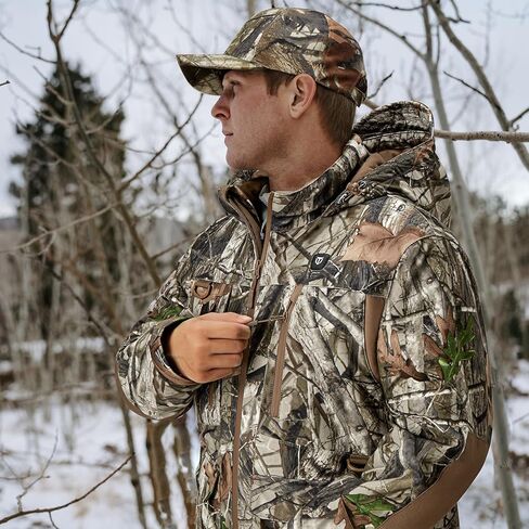 TIDEWE Heated Jacket for Men with Battery Pack, Zippered Back Pocket with Heater (Next Camo G2, Size S-XXXL) in Kuwait