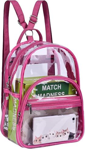 Oraben Clear Backpack for Stadium Events, Small Stadium Approved Clear Bag in Saudi Arabia
