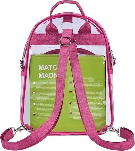 Oraben Clear Backpack for Stadium Events, Small Stadium Approved Clear Bag in Saudi Arabia