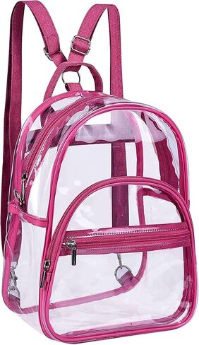 Oraben Clear Backpack for Stadium Events, Small Stadium Approved Clear Bag in Saudi Arabia