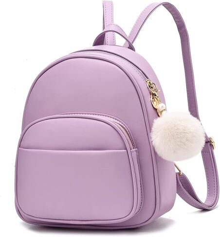 حقيبة ظهر صغيرة من BESYIGA للنساء، حقيبة ظهر جلدية صغيرة، حقيبة نهارية لطيفة للسفر in Kuwait