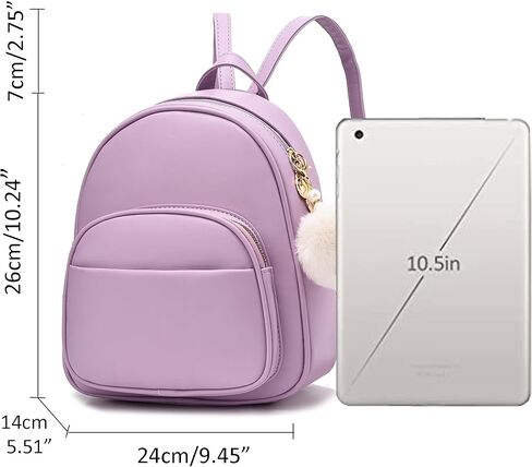 حقيبة ظهر صغيرة من BESYIGA للنساء، حقيبة ظهر جلدية صغيرة، حقيبة نهارية لطيفة للسفر in Kuwait