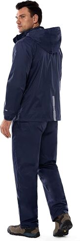 33,000ft Mens Rain Suit with Hideaway Hood Waterproof Rain Gear (Jackets and Pants) in Saudi Arabia