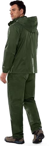33,000ft Mens Rain Suit with Hideaway Hood Waterproof Rain Gear (Jackets and Pants) in Saudi Arabia