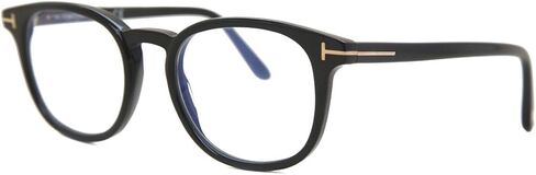Eyeglasses Tom Ford FT 5819 -B 001 Shiny Black,"t" Logo/Blue Block Lenses in Kuwait