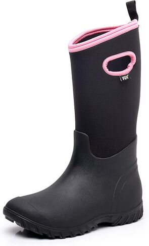 WTW Women's Rubber Rain Boots - 100% Waterproof Insulated Neoprene Garden Muck Boots Outdoor Hunting Snow Boots for Women in Kuwait
