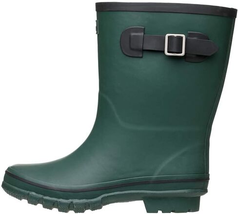 Jileon Mid Calf Rain Boots - Specially Designed For Wide Feet, Ankles or Calves - Half Height Waterproof Durable Wide Calf Rain Boots in Saudi Arabia