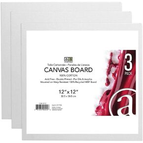 Art Advantage Canvas Board Recycled MDF 14x18 3pc in Kuwait