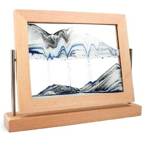 Bochino Moving Sand Art Picture Dynamic Sand Picture 3D Sand Art Frame Sandscape Moving Sand Picture for Home & Office Décor