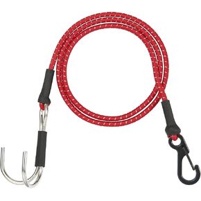 1Pcs 1/10 RC Crawler Kinetic Winch Strap, Escape Rope, Rescue Trailer Hook for Axial SCX10 Traxxas TRX4 Element RC (Black)