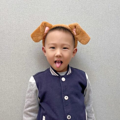 CHEU Dalmatian headband with dog ears and tail for halloween play in Kuwait