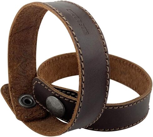 Hide & Drink, Pour Over Strap (2 Pack) Compatible with Chemex 6-Cup Glass Handmade from Full Grain Leather - Bourbon Brown in Saudi Arabia