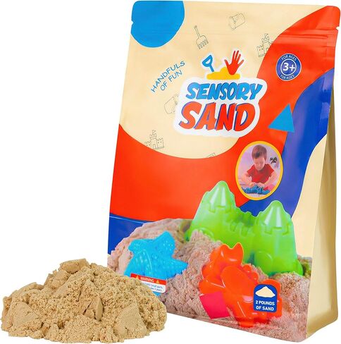 رمل حسي 2 رطل من رمل اللعب البني in Kuwait