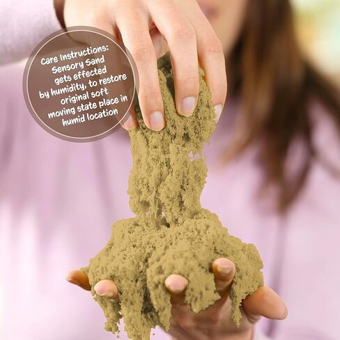 رمل حسي 2 رطل من رمل اللعب البني in Kuwait