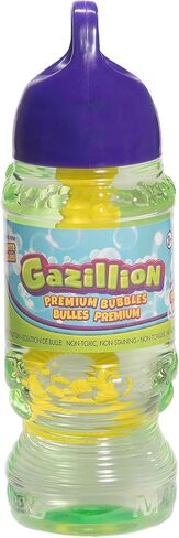 Gazillion Bubbles 10 oz. 4-Pack + 4 Multi Bubble Wands, Non-Toxic, Long-Lasting Bubbles, Great for Kids Parties, Ages 3+ in Kuwait