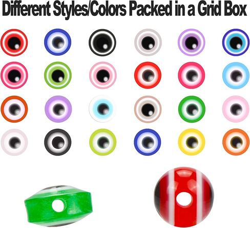 طقم أدوات صنع المجوهرات من الخرز عين الشرير بما في ذلك 12000 قطعة من الخرز الزجاجي و720 قطعة خرز عين الشرير للأساور مما يجعل لوازم الديكور DIY in Kuwait