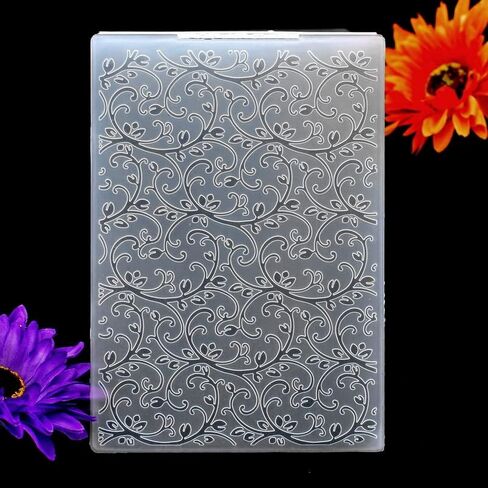 DDOUJOY Leaves Background Plastic Embossing Folders for Card Making Scrapbooking and Other Paper Crafts 2101027 in Saudi Arabia