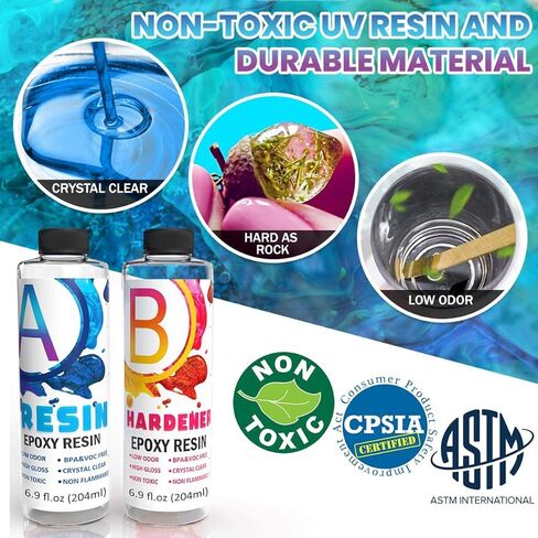 كات كرافت لوازم صبغات ملونة من راتنج الايبوكسي - مجموعة مواد وحرفية من الراتنج الشفاف الكريستالي لصبغ الراتنج، مجموعة الفنون والحرف اليدوية، لوازم فنية لصبغ الراتنج، اكسسوارات راتنج ايبوكسيكا in Kuwait