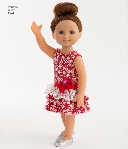 Simplicity US8574OS 14" Doll Clothes Sewing Patterns by Wellie Wishers, One Size in Saudi Arabia