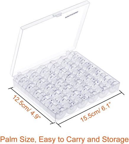 ماكينة خياطة بلاستيكية شفافة 36 قطعة من Paxcoo مع جراب وشريط قياس ناعم للمغني الأخ Babylock Janome Kenmore in Kuwait