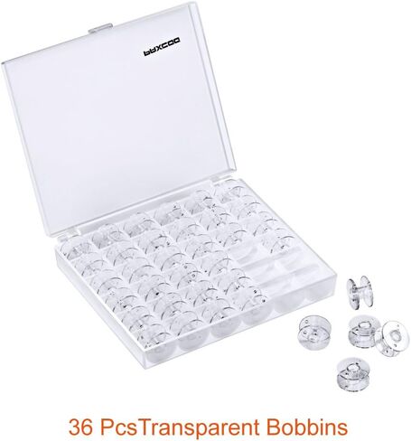 ماكينة خياطة بلاستيكية شفافة 36 قطعة من Paxcoo مع جراب وشريط قياس ناعم للمغني الأخ Babylock Janome Kenmore in Kuwait