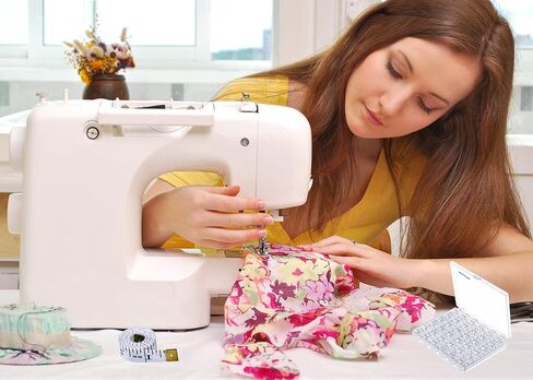 ماكينة خياطة بلاستيكية شفافة 36 قطعة من Paxcoo مع جراب وشريط قياس ناعم للمغني الأخ Babylock Janome Kenmore in Kuwait