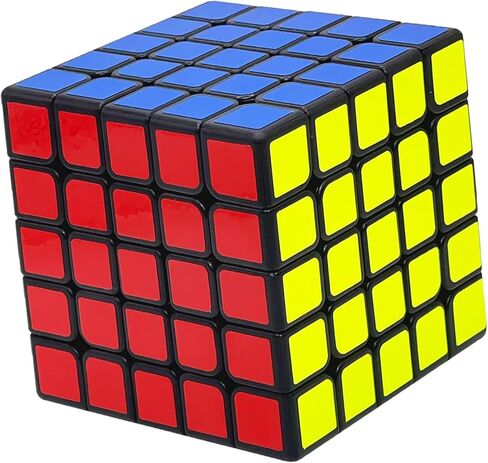 المكعب السحري الكلاسيكي 2.2 بوصة لغز 3 × 3 مكعب سرعة ذكي لعبة تعليمية لتحفيز العقل (عبوة واحدة، داكن) in Kuwait