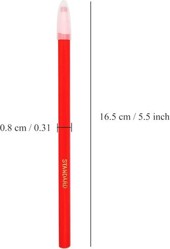 6 قطع من أقلام الخياطة القماشية، قابل للذوبان في الماء المهنية قطع قلم رصاص للخياطة، أقلام طباشير قماشية للخياط المنزلية وأدوات التتبع in Kuwait