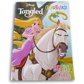 Tangled Rapunzel ''Besties Rule'' Coloring Fun & Activity Book - 64 Pages in Saudi Arabia