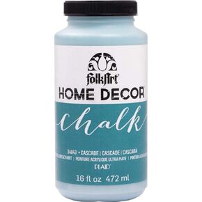 FolkArt 34843 Home Decor Chalk Furniture & Craft Paint in Assorted Colors, 16 ounce, Cascade