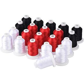 Simthread Embroidery Machine Thread 63 Colors 800 Yards for Embroidery and Sewing