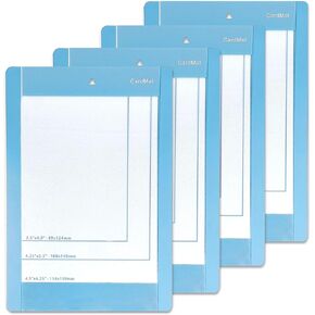 4 قطع من سجادة البطاقات لـ Cricut Joy مقاس 4.5 × 6.25 بوصة حصيرة بطاقة لاصقة لزجة باللون الأزرق لقطع الكريكيت ملحقات بديلة لـ Cricut Joy in Kuwait